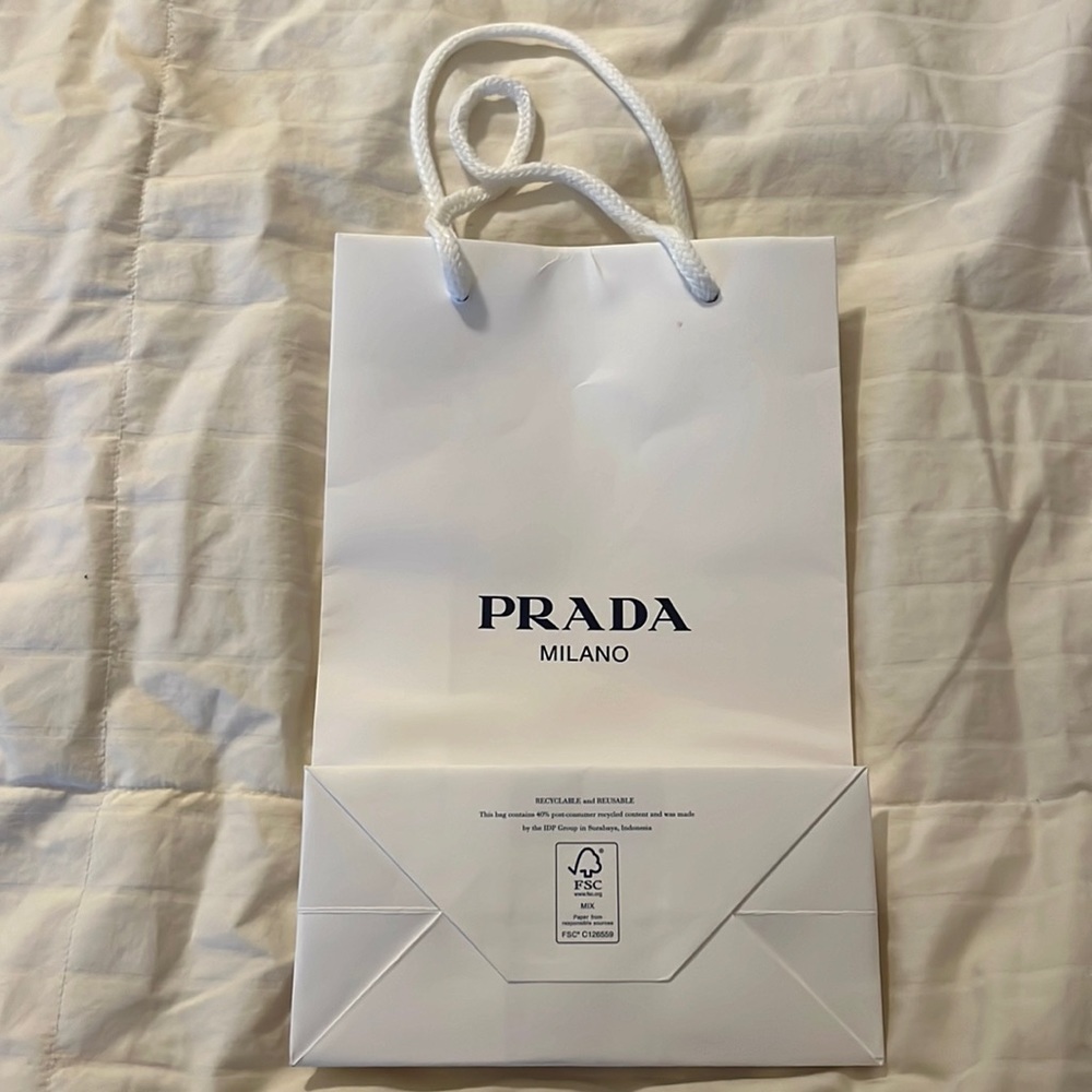 Prada gift bag new